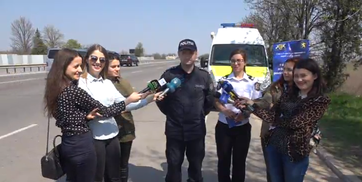 Declarații de presă, reprezentanții Poliției privind securitatea rutieră, Paștele Blajinilor