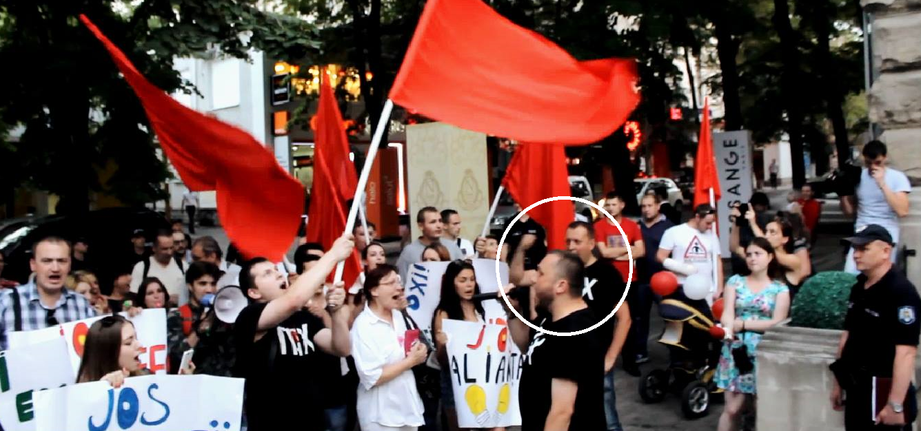 Candidatul Partidului „Casa Noastră –Moldova” la Primăria capitalei, Alexandr Roșco, antifa grigore petrenko