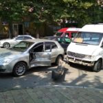 accident rutier botanica, microbuze chisinau, rutiera 103