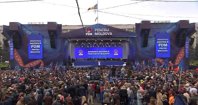 vlad plahotniuc, LIVE Adunarea Națională PDM - Pentru Moldova, Zeci de mii de oameni s-au adunat în PMAN, andrian candu, pavel filip, alegeri parlamentare 2019, alegeri libere, chisinau