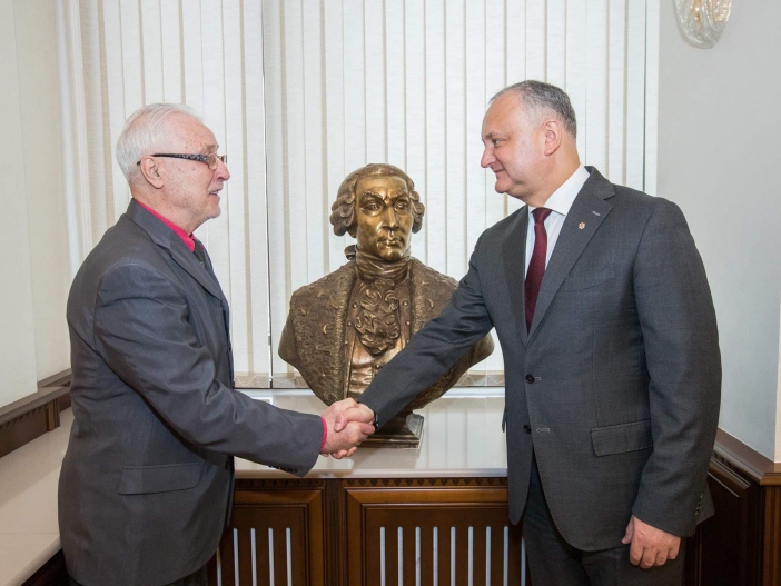 bustul lui cantemir, antioh cantemir, igor dodon cantemir, relatii moldo-ruse