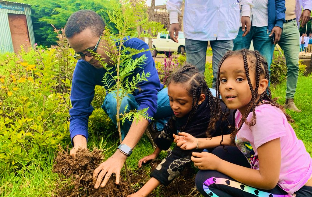 Timp de 12 ore, în Etiopia au fost plantați peste 350 de milioane de copaci, etiopia africa, ecologie, incalzirea globala,