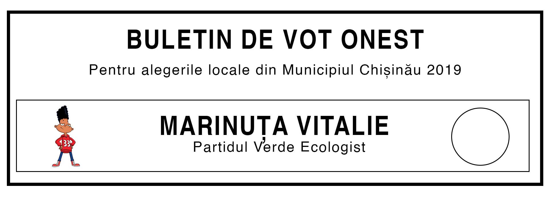 Buletin de vot, haios, glumă, electorala 2019, campanie electorală, alegeri, primar, Chișinău