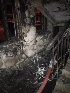 Incendiu Scara Blocului, Buiucani strada Pelivan
