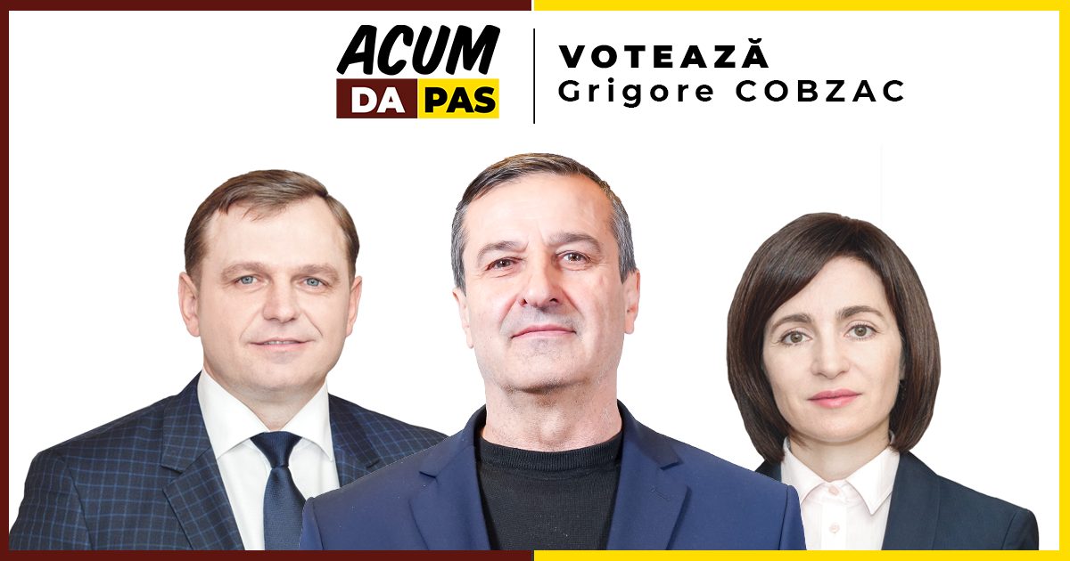Grigore Cobzac, Maia Sandu, Andrei Năstase