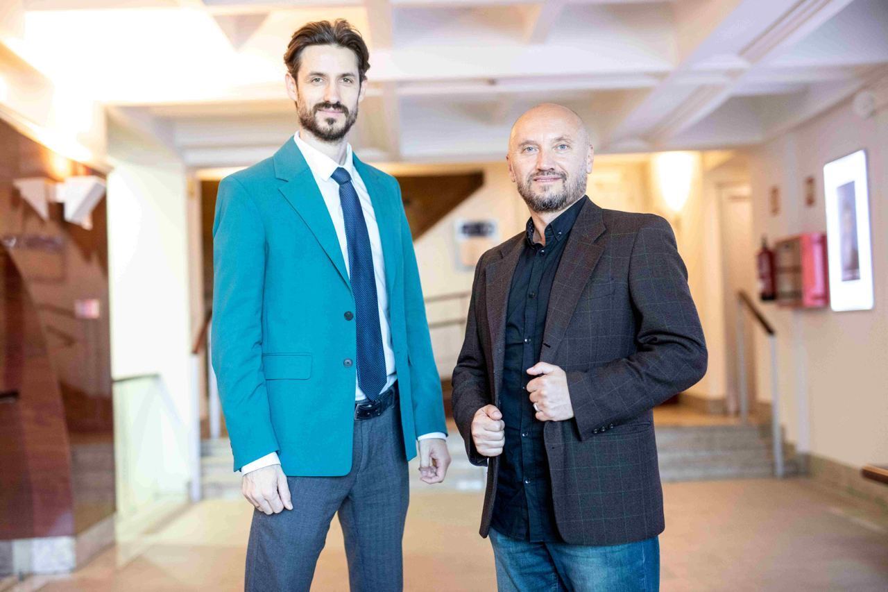 (Sergiu Cumătrenco Jr. și Anatol Durbală la Festivalul Internațional de Film San Sebastian 2022 - WIP Europa)