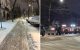 Echipe municipale deszăpezind și prevenind ghețușul pe străzile din Chișinău pe timp de noapte