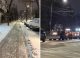 Echipe municipale deszăpezind și prevenind ghețușul pe străzile din Chișinău pe timp de noapte