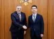 Ambasadorul Mohammed Abdulghani Khayat la o întrevedere de rămas-bun cu ministrul Mihai Popșoi