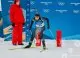 Alina Stremous în timpul probei de 15 km individual la Jocurile Olimpice Milano Cortina