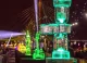 Sculpturi de gheață expuse la Festivalul internațional din Jelgava, cu lumini și instalații speciale