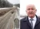 Drumul spre Leușeni plin de gropi și deteriorări, reflectând starea reală a infrastructurii rutiere