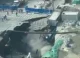 Surpare masivă a terenului înghite un drum și clădiri în Shanghai, formând un crater mare