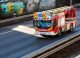 Un pompier german a fost amendat și lăsat fără permis pentru că a depășit viteza în drum spre incendiu