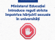 Universitățile din Republica Moldova vor avea un regulament unitar pentru prevenirea și gestionarea hărțuirii sexuale