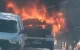 Un microbuz a fost parțial distrus de un incendiu în Bălți
