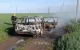 Un Volkswagen a fost distrus de flăcări pe un câmp din regiunea transnistreană
