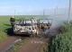 Un Volkswagen a fost distrus de flăcări pe un câmp din regiunea transnistreană