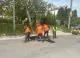 FOTO // Serviciile municipale efectuează lucrări de plombare pe strada Sihastrului, care asigură accesul în orașul Codru