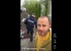 VIDEO // Grigore Manoli s-a pomenit cu un polițist în curtea sa, înainte de întâlnirea cu Maia Sandu. Reacția Poliției