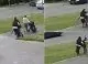 VIDEO // O mamă cu un copil în cărucior a fost lovită de doi tineri pe trotinetă electrică în Chișinău