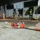 Incendiu puternic într-un depozit din Chișinău. Au intervenit 43 de pompieri și 13 autospeciale