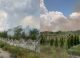 Incendiu de vegetație lângă un cimitir din Căușeni. Două echipaje de pompieri au intervenit la fața locului